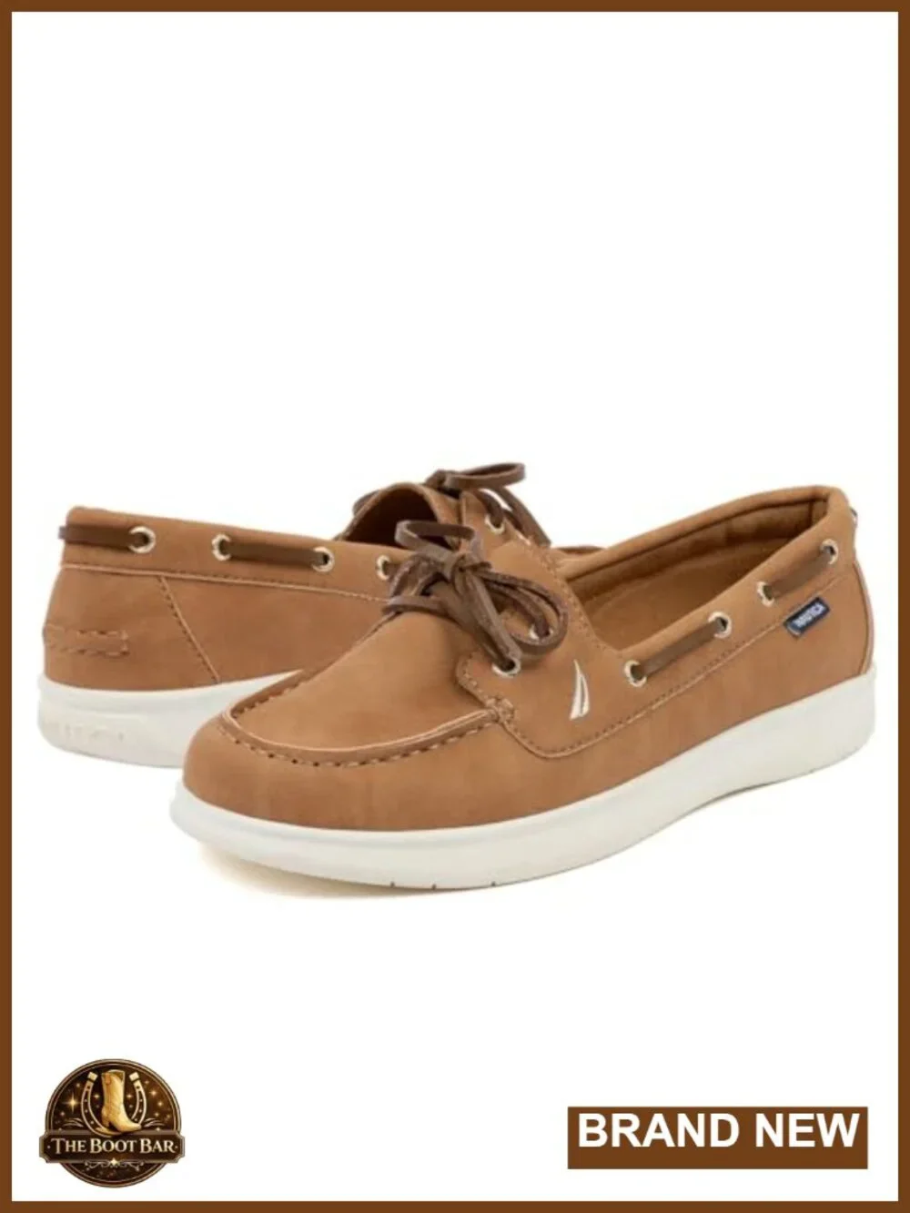 Women's Casual Boat Shoes, Moc-Toe Loafers with Cushioned Insole, Deck Fashion